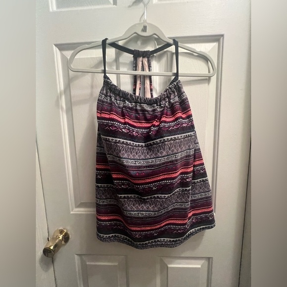 Kona Sol Other - Kona Sol Blue and Red Sleeveless Camisole Swim Top